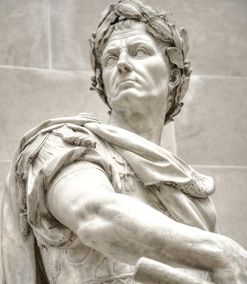 ▲ Statue of Julius Caesar in Italy